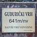 Gudurički vrh - Der Berg ist mit 641 m der höchste Gipfel der Vojvodina (= najviši vrh Vojvodine).