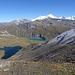 am Col de Torrent; mit Blick zu den heute dominierenden Seen und Gipfeln