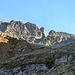 Rosso di Ribia - imposant und mäjestätisch - der Durchgang auf die Alpe di Ribia. Kraxelgelände pur.