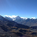 Gipfelpanorama Süd mit den Walliser Alpen