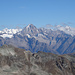 Bietschhorn und Aletschhorn (leicht in Wolken gehüllt)