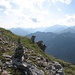 Immer wieder schön: Berge und Täler des Karwendel im Dunst eines Hochsommertages.