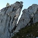 Der Kamin unterhalb des Col des Moutons