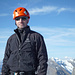 im Hintergrund Mont Blanc