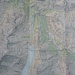 La cartina CNS anno 1989 della zona in cui si svolge la gita. Il sentiero che sale da Crot al Passo di Scengio non è segnato, cosiccome non vi è ancora traccia dell'Alte Averserstrasse.
