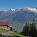 Hütte auf Alp Unterniese