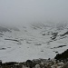Dalla via di salita verso il Pizzo Centrale vista verso il laghetto di quota 2678 metri