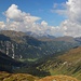 Blick nach Norden, unten der Obernberger See
