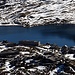 Tiefblick auf die Melchsee-Frutt. Es gibt Schöneres als die Betonpaläste dort...