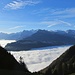Aus dem Schatten kommend, empfing uns an der Alp Egg die Sonne und dieses tolle Panorama