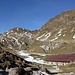 <b>Alpe Tom (2026 m).<br />Dopo aver osservato delle piante carnivore lasciamo la stalla dell’alpeggio dal suo lato ovest, seguendo delle paline.</b>
