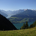 Schöner Blick vom Gätterli auf den Vierwaldstätter See