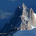 Aiguille du  Midi hoch über dem Tal von Chamonix
