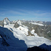 Tiefblick auf den Glacier de Moming – Dent Blanche und Co im Hintergrund