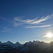 Tolle Stimmung am Abend über dem Lauterbrunnental.