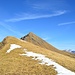 Blick über den Grat zum Tschuggen.