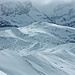 Vom Rothorn (Bildmitte) zieht ein wunderbarer Grat zum Wistätthorn, auf der ganzem Länge mit Ski begehbar