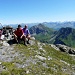 Pelle93 e Pelle60 sulla vetta del Parpaner Schwarzhorn, 2653 metri