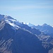 Blick ins Berner Oberland - ich vermute Wetterhorn