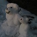 "Eisbären", nicht besonders schön, aber auch ganz schnell gebaut:-) / "Orsi di ghiaccio...orsi bianchi", non troppo belli, ma costruiti in fretta:-)