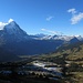 Grindelwald erhält die ersten Sonnenstrahlen