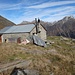 Hütte auf der Alp d'Arbeola