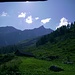 Alpe Garzora 1889m e sullo sfondo il Torrone di Garzora 3017