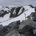 Blick von der "Gipfelstange" Piz Murtel zum Piz Corvatsch