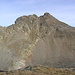 Blick vom Stupfarriköpfle zur Schwarzwand, auf die ich im Anschluss über die sichtbare Flanke und zuletzt über den Grat links des Gipfels erstieg.