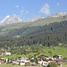 Morning view from Brigels up to the planned peaks