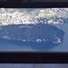 zoom sulla bellissima penisola del Balbianello.....
dalla sala panoramica del rifugio.......