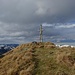 Das schöne Gipfelkreuz der Aleitenspitze.