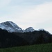 Gipfel im westlichen Alpstein schauen hervor