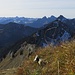 Ausblick vom Grat nach SW / Panorama dalla cresta a sud-ovest