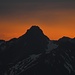 Sonnenuntergang hinter den Allgäuer Alpen / tramonto dietro le Alpi dell`Algovia