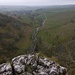 The view from the top of Malham Cove.