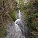Wasserfall beim Abstieg