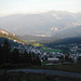 Almost back down in Flims before sunset