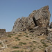 Beşbarmaq dağı - Blick zu den Felsen aus der Nähe der kleinen, südlich gelegenen Moschee.