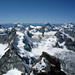 Das gesamte Panorama von Matterhorn bis Mont Blanc