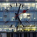 Bahnhof Aarau mit der riesigen Uhr