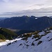 Blick zum Estergebirge und Karwendel's Höchsten