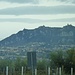auf der Anfahrt nach San Marino; die 3 Türme sind von hier aus bereits markant