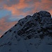 Leuchtende Wolken hinter dem Cufercalhorn (2800m).