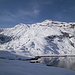 Il pendio di discesa dell'Alpe Scaione visto dalle sponde del lago