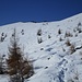 piccola traccia in direzione della vetta