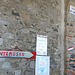 am Einstieg in den Salita San Giorgio
