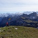 im Mittelgrund die Giswilerstöcke - dahinter Titlis & Co. ...