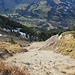 ... mit Blick auf das riesige permanente Rutschgebiet oberhalb von Sörenberg
