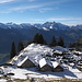 Ein Hauch von Winter an der verlassenen Alp Schrina Obersäss